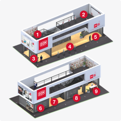 showroom map dom